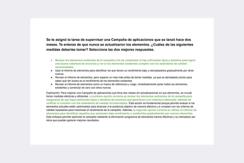 vista previa del documento - Respuestas al Examen de Certificación de Publicidad en Apps de Google Ads